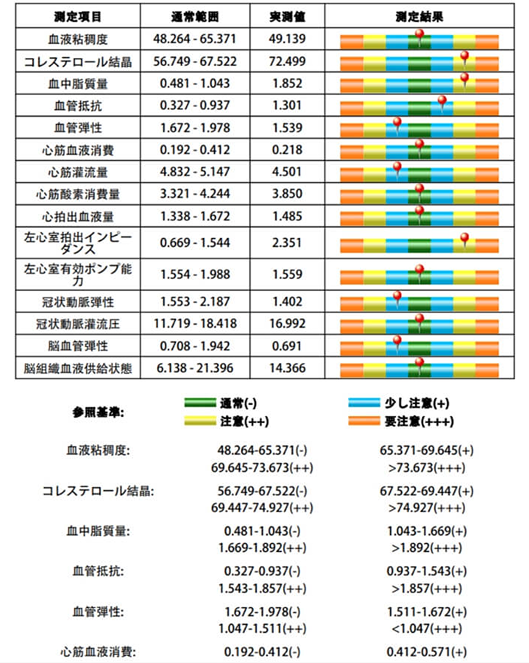 診断結果グラフ